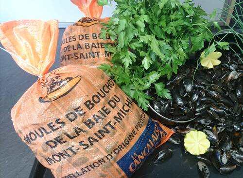 Les moules de Bouchot du Mont St-Michel